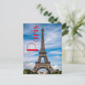 Eiffeltoren in Parijs Briefkaart (Staand voorkant)