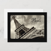  Eiffeltoren in Parijs Briefkaart (Voorkant / Achterkant)