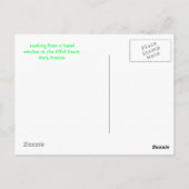 Eiffeltoren in Parijs Briefkaart (Achterkant)