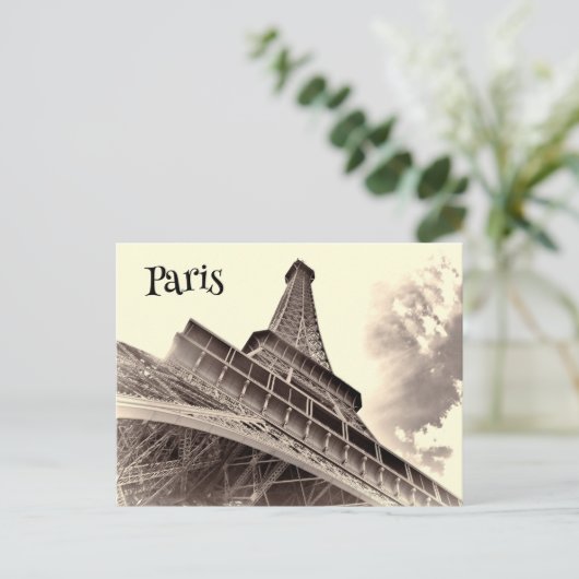 Eiffeltoren in Parijs Briefkaart (Staand voorkant)