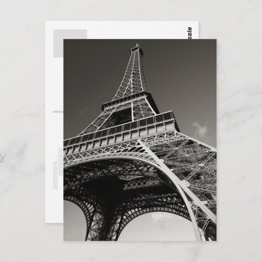 eiffeltoren in parijs briefkaart (Voorkant / Achterkant)