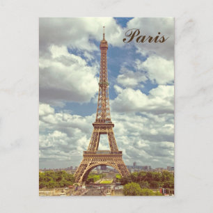 Eiffeltoren in Parijs Briefkaart