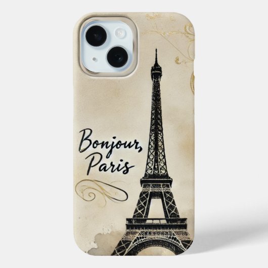  Eiffeltoren in Parijs Case-Mate iPhone Case (Achterkant)
