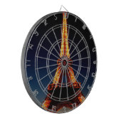 Eiffeltoren in Parijs Dartbord (Voorkant Links)