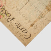  Eiffeltoren in Parijs en fietsen Frans Tissuepapier (Detail)