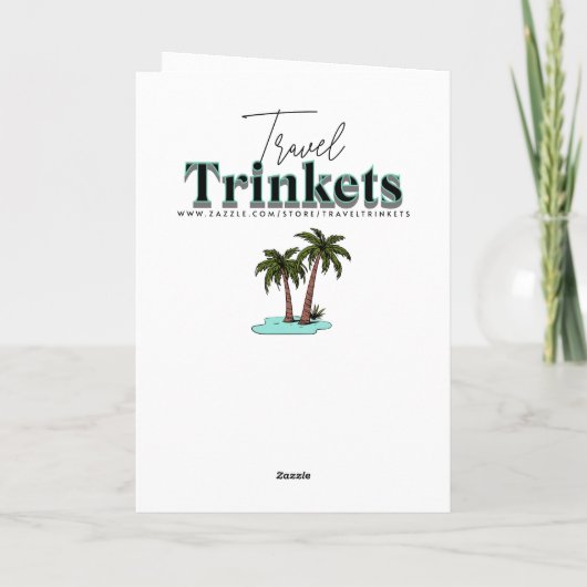 Eiffeltoren in Parijs, Frankrijk met kerst Kaart (Achterkant)