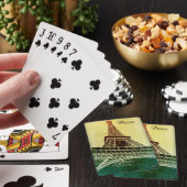 Eiffeltoren in Parijs, Frankrijk Pokerkaarten (Insitu)