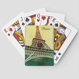 Eiffeltoren in Parijs, Frankrijk Pokerkaarten