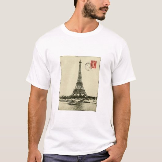  Eiffeltoren in Parijs Frankrijk T-shirt (Voorkant)