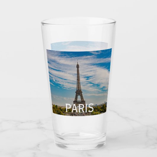 Eiffeltoren in Parijs Glas (Voorkant)
