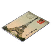 Eiffeltoren in Parijs Notitieboek (Linkerzijde)