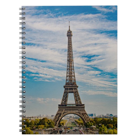 Eiffeltoren in Parijs Notitieboek (Voorkant)
