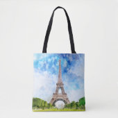 Eiffeltoren in Parijs nr1 Tote Bag (Voorkant)