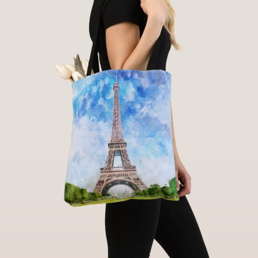 Eiffeltoren in Parijs nr1 Tote Bag (Dichtbij)