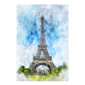 Eiffeltoren in Parijs nr2 Foto Afdruk (Voorkant)
