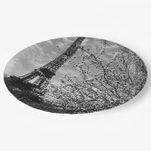 Eiffeltoren in Parijs Papieren Bordje (Gekanteld)