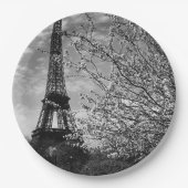 Eiffeltoren in Parijs Papieren Bordje (Voorkant)