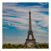 Eiffeltoren in Parijs Perfect Poster (Voorkant)
