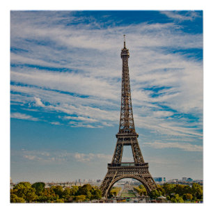 Eiffeltoren in Parijs Perfect Poster