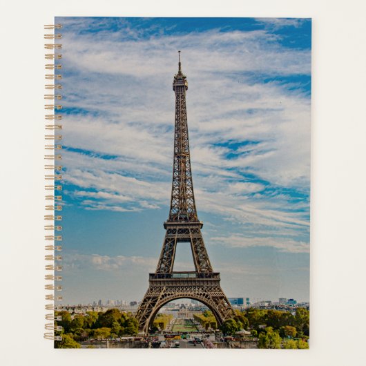 Eiffeltoren in Parijs Planner (Voorkant)