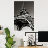 eiffeltoren in parijs poster (Thuiskantoor)
