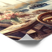 Eiffeltoren in Parijs Poster (Hoek)