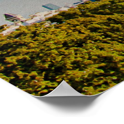 Eiffeltoren in Parijs Poster (Hoek)