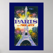  Eiffeltoren in Parijs Poster (Voorkant)