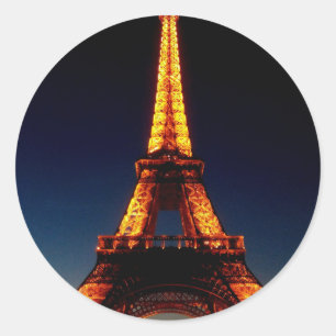 Eiffeltoren in Parijs Ronde Sticker