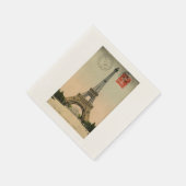 Eiffeltoren in Parijs Servetten (Hoek)