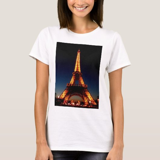 Eiffeltoren in Parijs T-shirt (Voorkant)