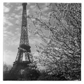 Eiffeltoren in Parijs Tegeltje (Voorkant)
