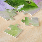 Eiffeltoren in Parijs tijdens zonsondergang nr2 Legpuzzel (Zijkant)