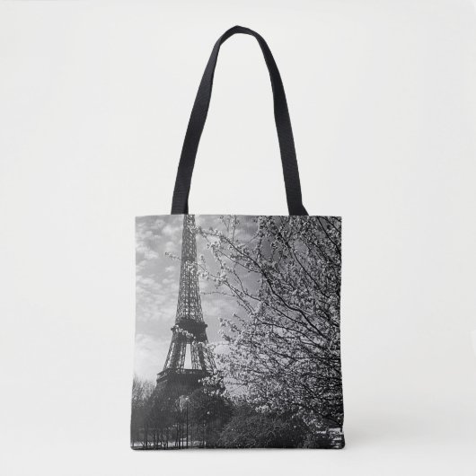 Eiffeltoren in Parijs Tote Bag (Voorkant)