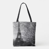 Eiffeltoren in Parijs Tote Bag (Achterkant)
