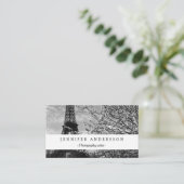 Eiffeltoren in Parijs Visitekaartje (Staand voorkant)