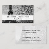 Eiffeltoren in Parijs Visitekaartje (Voorkant / Achterkant)