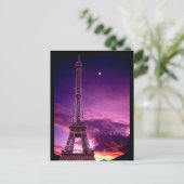 Eiffeltoren in Sunshine Sky Briefkaart (Staand voorkant)