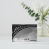 Eiffeltoren Individuele Trouwtafel Aantal Kaarten Plaatskaartje (Staand voorkant)