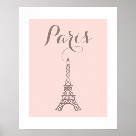 Eiffeltoren ingelijste kunstprint poster (Voorkant)