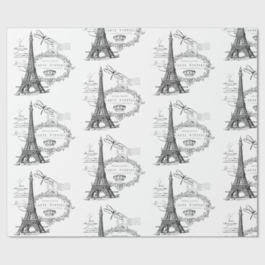 Eiffeltoren, inpakpapier (Vlak)