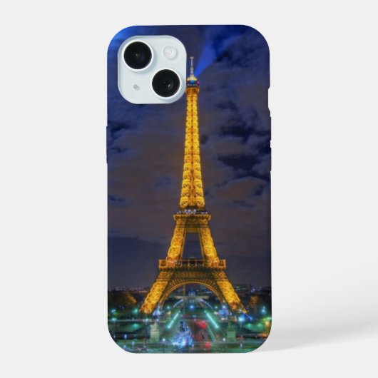 Eiffeltoren iPhone 15 Case (Achterkant)