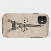 Eiffeltoren iPhone 5 Hoesje (Achterkant (horizontaal))