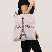 Eiffeltoren J'adore Parijs Tote Bag (Dichtbij)