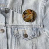eiffeltoren japans tattoo koi - vis ronde button 5,7 cm (In situ)