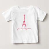 Eiffeltoren Je Ne Sais Quoi Mooie Baby T-Shirt (Voorkant)