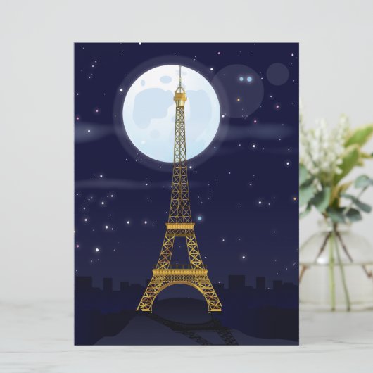 Eiffeltoren Kaart (Staand voorkant)