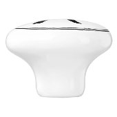 Eiffeltoren Keramische Knop (Zijkant)