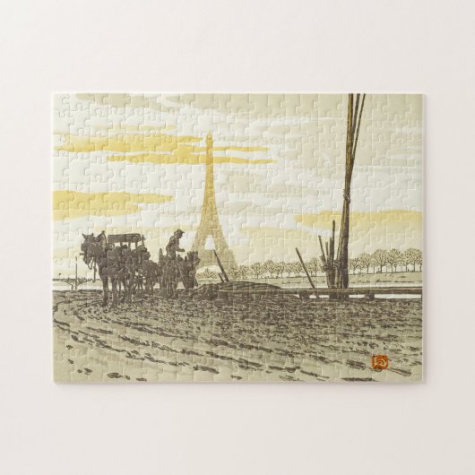 Eiffeltoren Kolenmannen 252 stukken Legpuzzel (Horizontaal)
