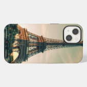 Eiffeltoren kussensloop iPhone hoesje (Achterkant horizontaal)